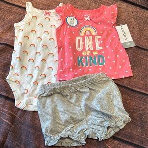 Rainbow newborn set